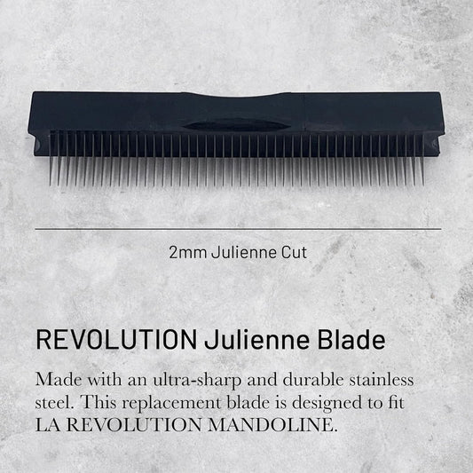 REVOLUTION Julienne Blade - 2 mm - Ultra-Sharp Stainless Steel Replacement Blade - Designed for LA MANDOLINE REVOLUTION - Made in France