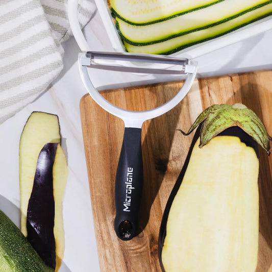 XL Professional Y-Peeler – Extra Wide Stainless Steel Blade Ideal for Potatoes Squash Pumpkin Zucchini and more, Soft-Touch Handle, Dishwasher Safe, Multi-Use Peeler for Vegetables, Fruits