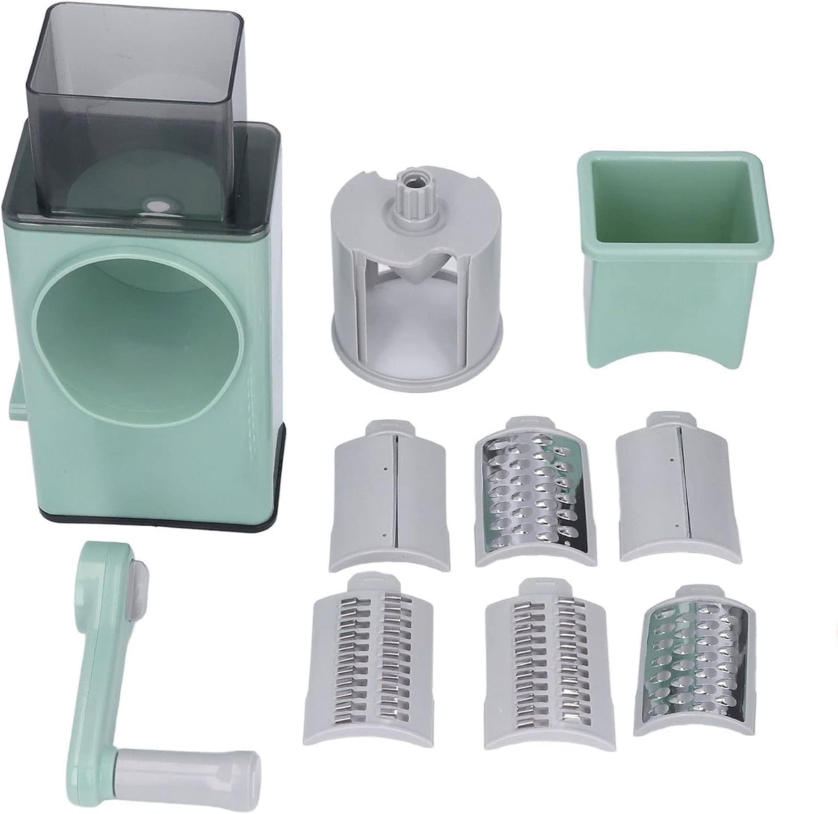 5-in-1 Rotary Cheese Grater Vegetable Mandoline Slicer