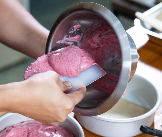 Matfer Bourgeat Bowl Scraper, Multipurpose Dough Scraper, Curved & Straight Flexible Edges