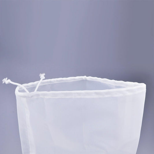 75 Micron Nylon Straining Bag Fine Mesh Food Strainer Filter Bags for Nut Milk, Green Juice, Cold Brew, Home Brewing (12.6" x 8.66")