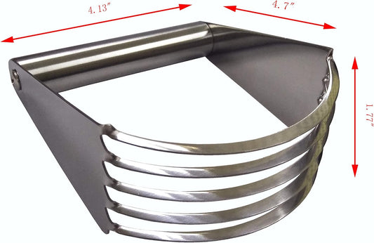 ® Stainless Steel Pastry Blender and Dough Cutter - Versatile Flour Mixer for Pasta, Pie Crust, and Cake 15015-NEW-NF