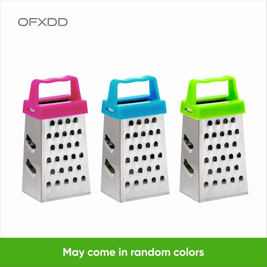 Miniature Hand Garlic Box Grater- Pack of 3 - Cheese and Ginger Mini Zester - Small Nutmeg Grater