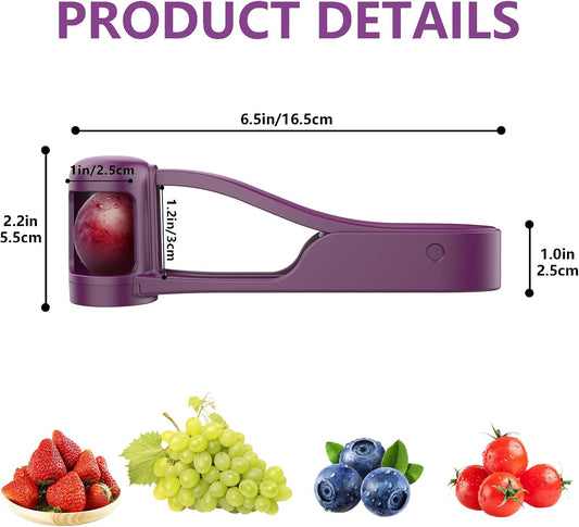 Grape Cutter for Toddlers 1-3,Grape Slicer for Toddlers Grape Cutter Tool Grape Slicer Kitchen Gadget for Kids' Lunch Accessories,Cherry Tomato & Strawberry Sandwich