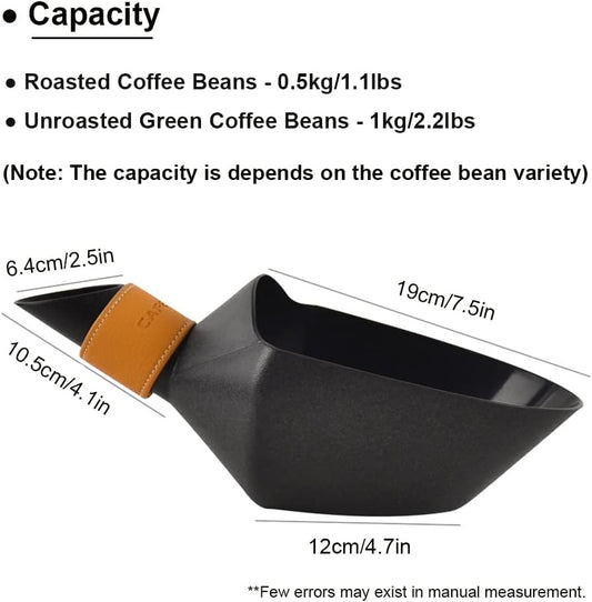 Coffee Bean Shovel Scoop Coffee Beans Filling Scooper Plastic Coffee Bean Measuring Scoop