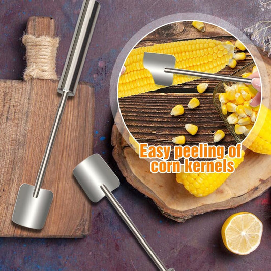 Corn Peeler, 2025 New Corn Cob Peeler, Stainless Steel Long Handle Corn Stripping Tool, Corn Peeler for Corn on the Cob, Corn on the Cob Remover for Home Kitchen, Restaurant, Picnic (1pcs)