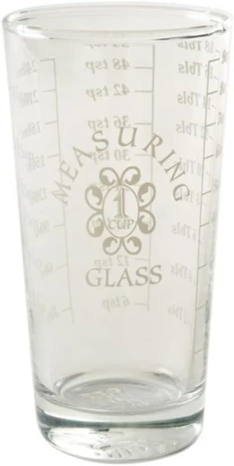 Glass 1 Cup Measure, One Size, Clear
