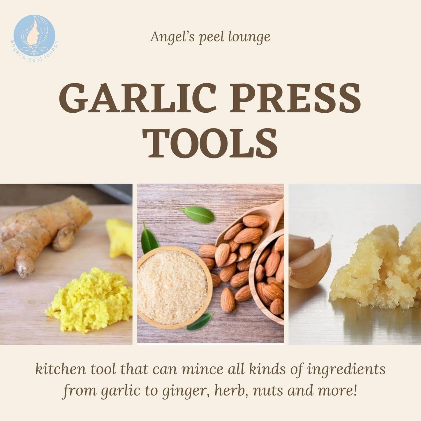 Garlic Mincer (Clear)