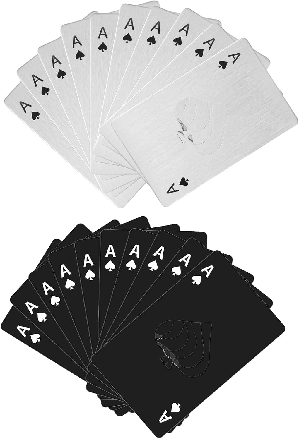 10Pcs Ace of Spades Bottle Openers,Poker Card Bottle Openers,party favors