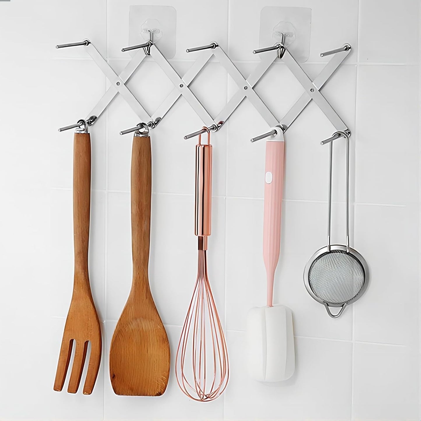 Adjustable Pot Lid Organizers, Dish Rack to Store Houseware, Plate Rack While Cooking, Kitchen Cabinet Pantry Pan and Pot Lid Organizer Rack Holder,4 sectional, 1Pcs