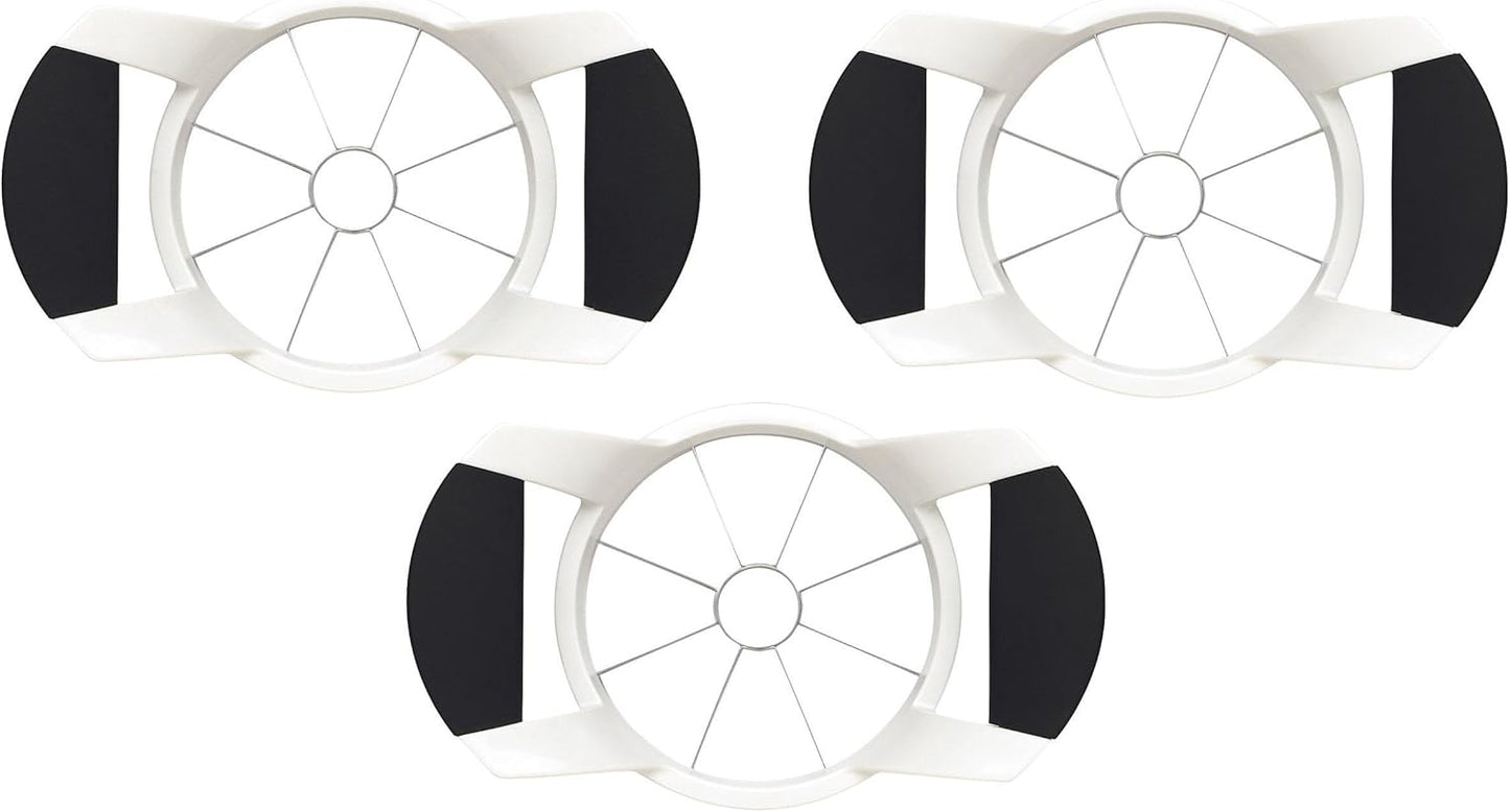 Good Grips Apple Slicer, Corer and Divider | Cushioned, non-slip handles absorb pressure while prepping fruit into uniform wedges; dishwasher safe.