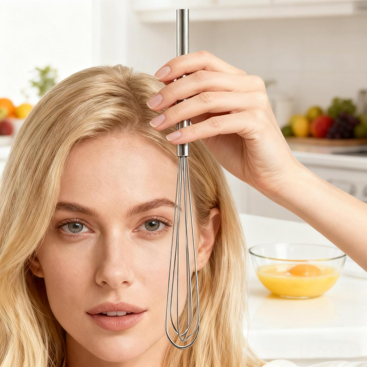 Whisks,Small Whisk,Mini Whisk,Stainless Steel Whisks,Cooking and Kitchen Gadget.(1 Pcs)