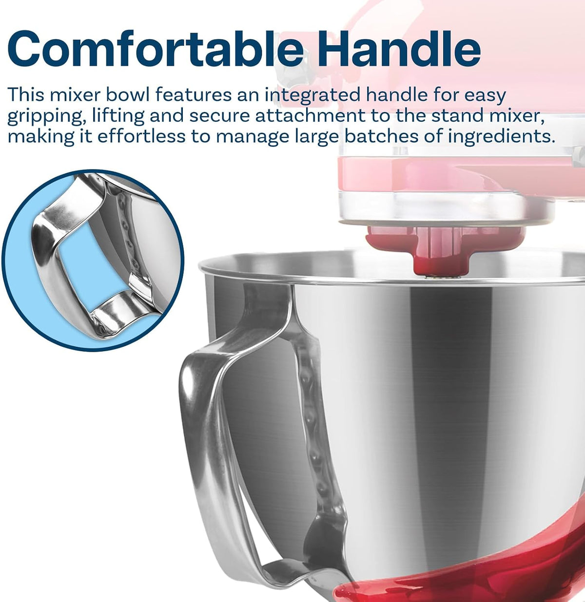 K45WW 6-Wire Whip for KitchenAid 4.5-5 Quart Tilt-Head Stand Mixers Artisan Series & Classic Series - Stainless Steel Attachment Egg Cream Stirrer - Cakes Mayonnaise Whisk - Dishwasher Safe