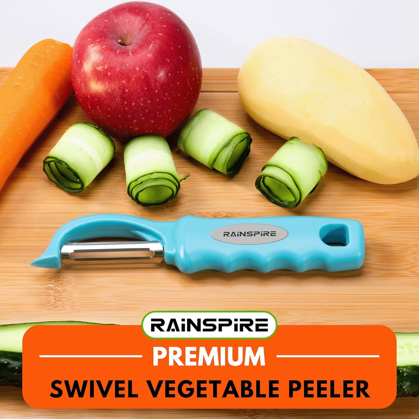 Vegetable Peeler Potato Peelers for Kitchen, Sharp Stainless Steel Blades Veggie, Comfortable Handle Fruit Peeler, Carrot Peeler Apple Peeler Dishwasher Safe Black, 1-Pack