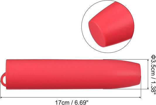 Silicone Garlic Peeler Tube, 3Pcs Garlic Roller Peeling Tube, Easy Quick to Peel Garlic Slicer Kitchen Tool for Peeling Garlic, Red