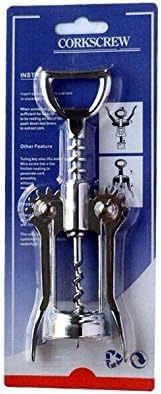 Wing Corkscrew Wine Opener - Premium All-in-one Wine Corkscrew and Bottle Opener - Risk Free