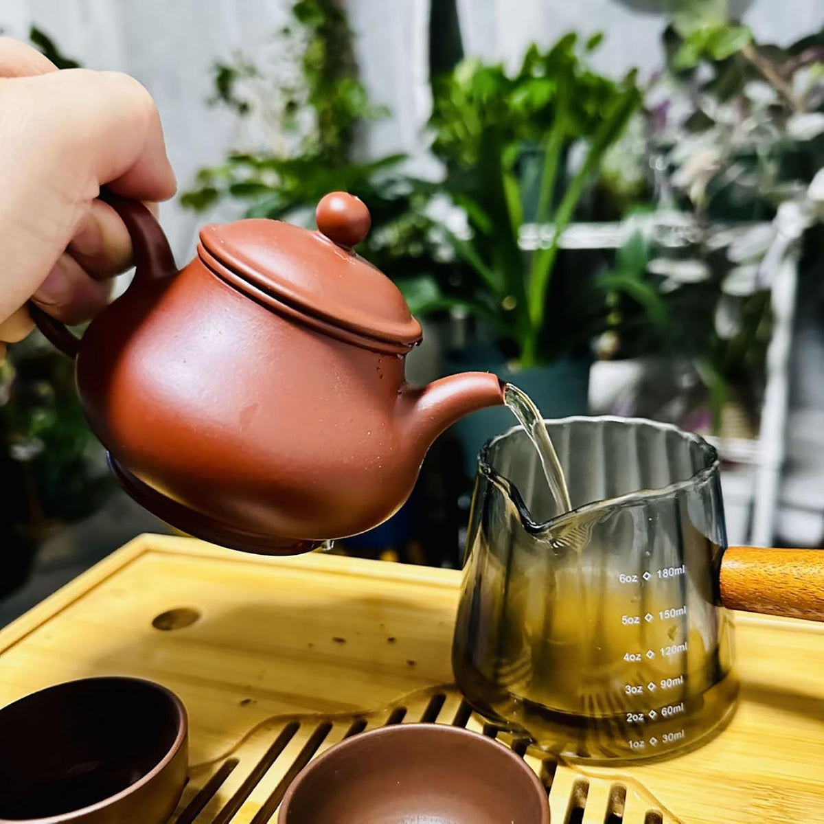 6OZ Espresso Shot Cups with Scale, Glass Measuring Cup, Coffee Accessories