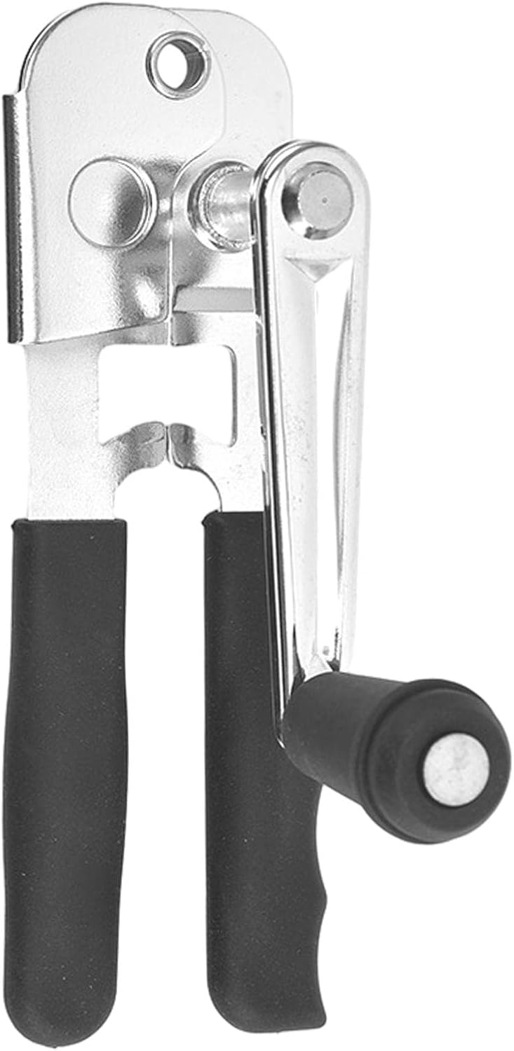 Commercial Can Opener,Heavy Duty Hand Crank Can Opener,Stainless Steel Manual Can Opener,Durable Bottle Opener,Handheld Can Opener for Kitchen,Camping,Picnic,Bar,Restaurant