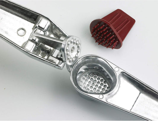 No-Peel, Self Cleaning Garlic Press, 6.25 x 1-Inches, the Italian Market Original since 1906
