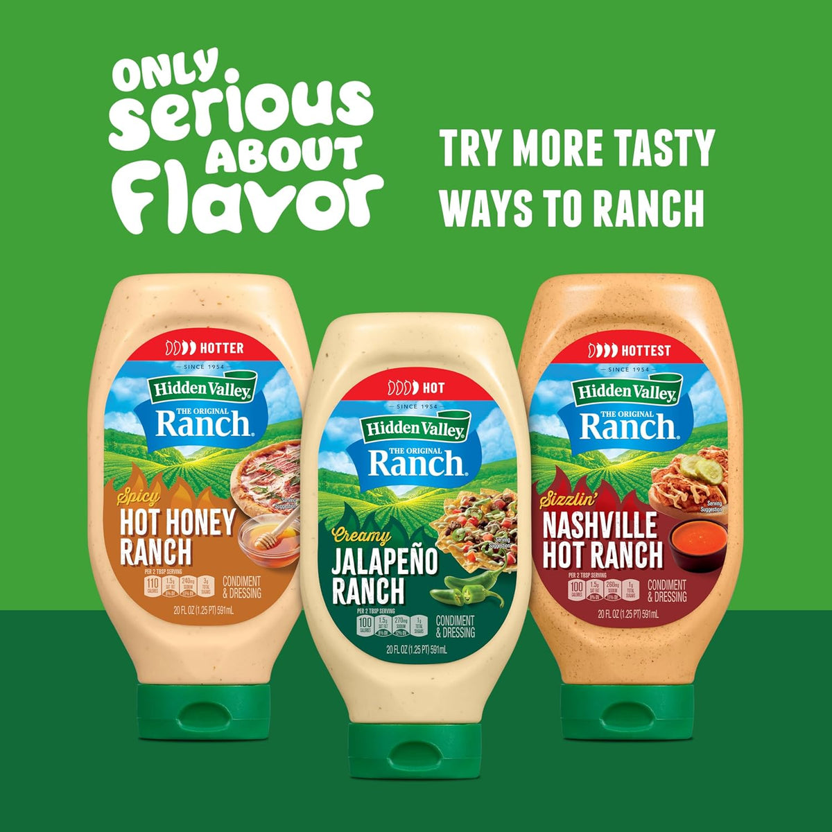Spicy Hot Honey Ranch Dressing, 20 FZ