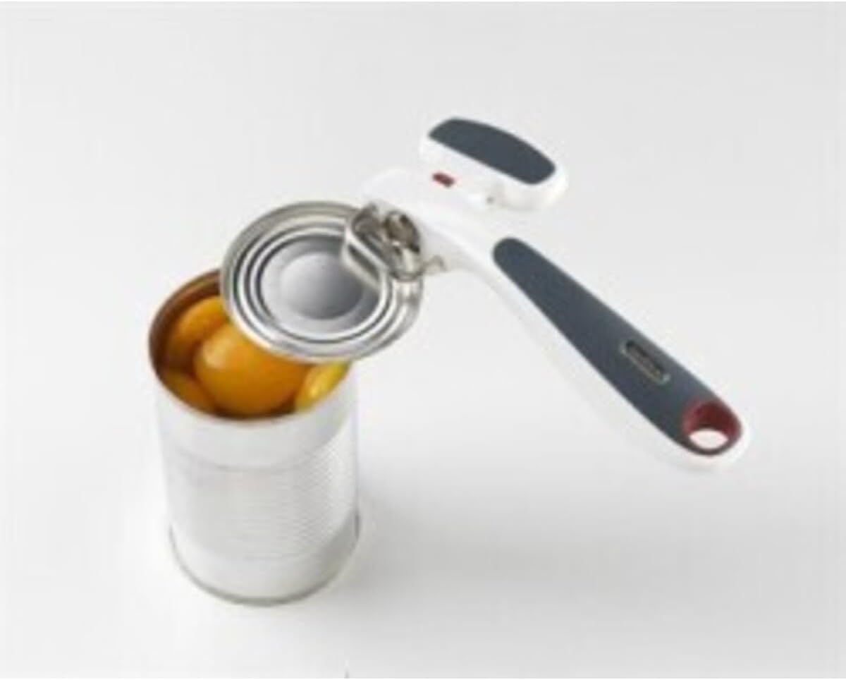 E930038 Easican Electronic Can Opener, White/Grey