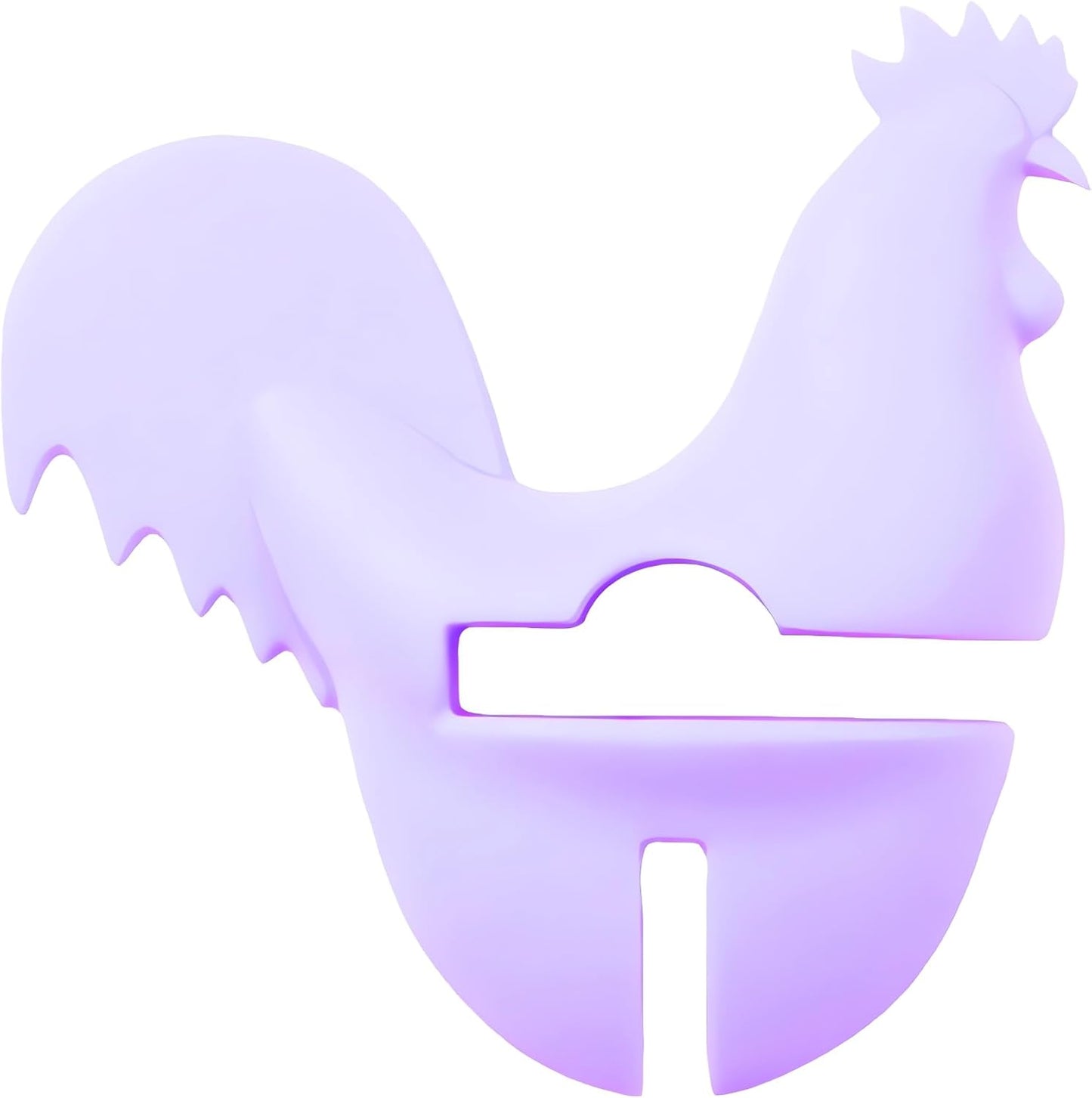 Cute Rooster Kitchen Spoon Holder - Rest Cooking Utensil Holder Pot Side Clip Spoon Holder for Pot Rooster Lid Holders - Heat Resistant & Dishwasher Safe Utensil Rest for Stove Top (Green)