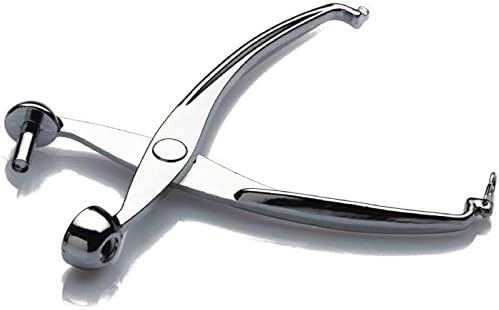 Tredoni 0.86"//2.2cm Olive/Cherry Pitter Corer Press - 1 Cast Stainless Steel with Closing-Lever