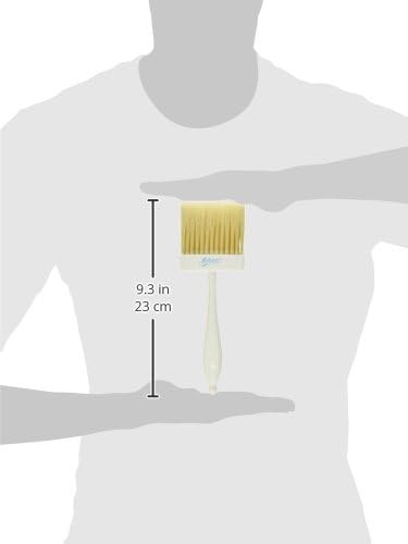 Pastry Brush, 4-Inch Wide Head with Natural White Boar Bristles & Molded Plastic Handle