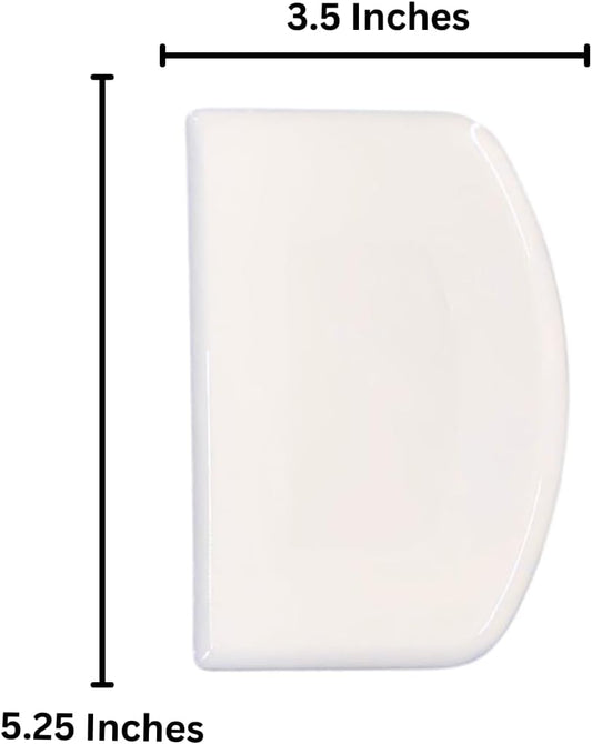 Sourdough Plastic Bench Dough Scraper Bowl Flexible Food-safe Cutter Flexible Multipurpose Good Grip Curved and Flat Edge Dough Food Scrapers for Kitchen Bread Dough Cake Fondant Icing 2 Pack