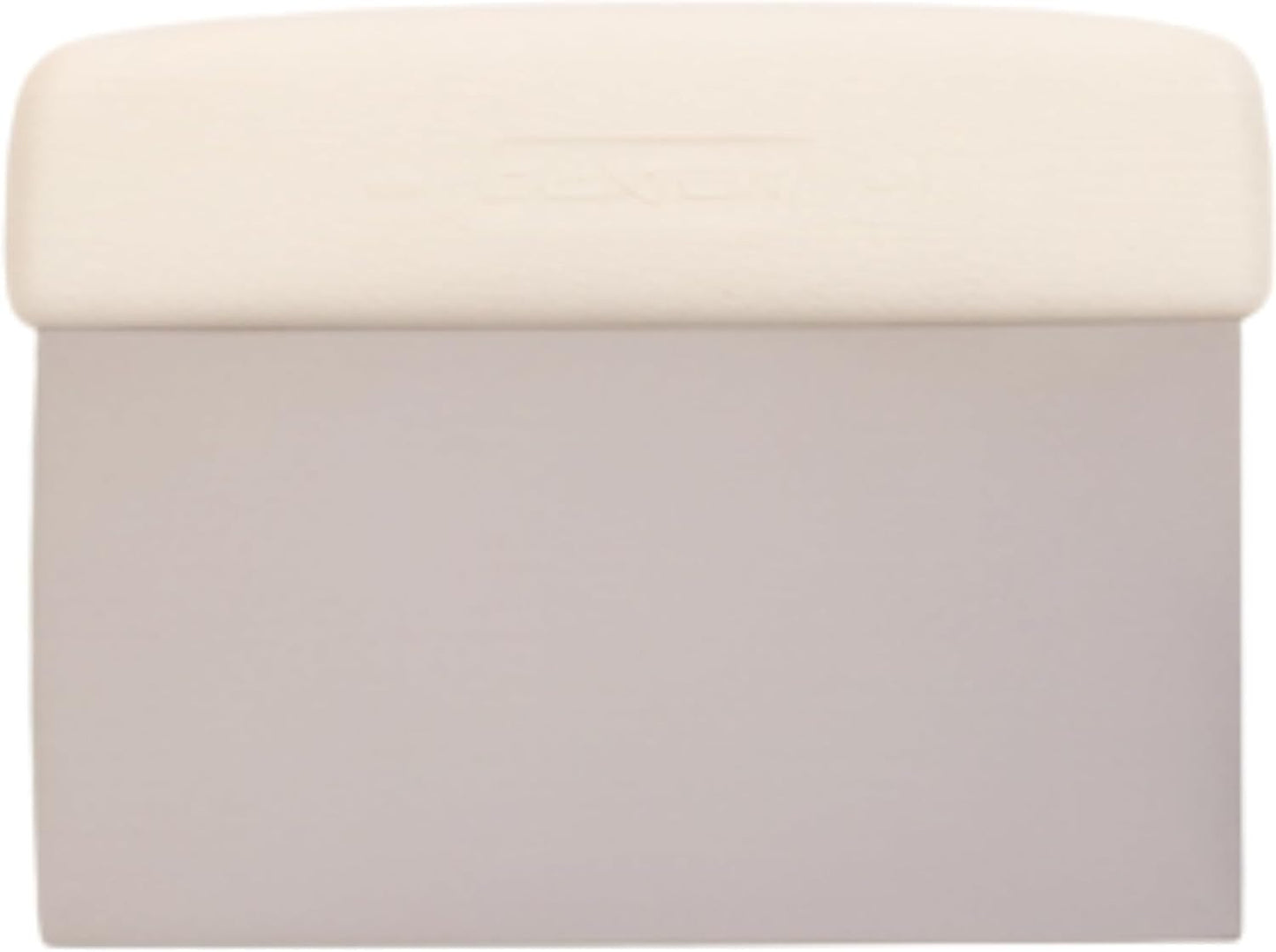Sani-Safe 6" x 3" Dough Cutter & Bench Scraper | Carbon Steel Blade with Ergonomic Grip | NSF Certified | Cuts, Divides & Scrapes Dough, Flour & Debris | 2562O1