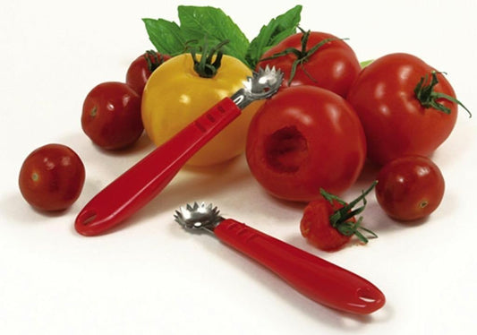 Stainless Steel Strawberry/Tomato Corer w/Plastic Handle (Pack of 2)