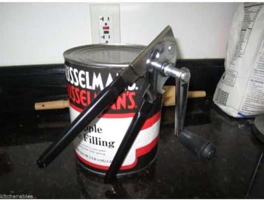 Commercial Easy Crank Can Opener Heavy Duty - Ergonomic Design