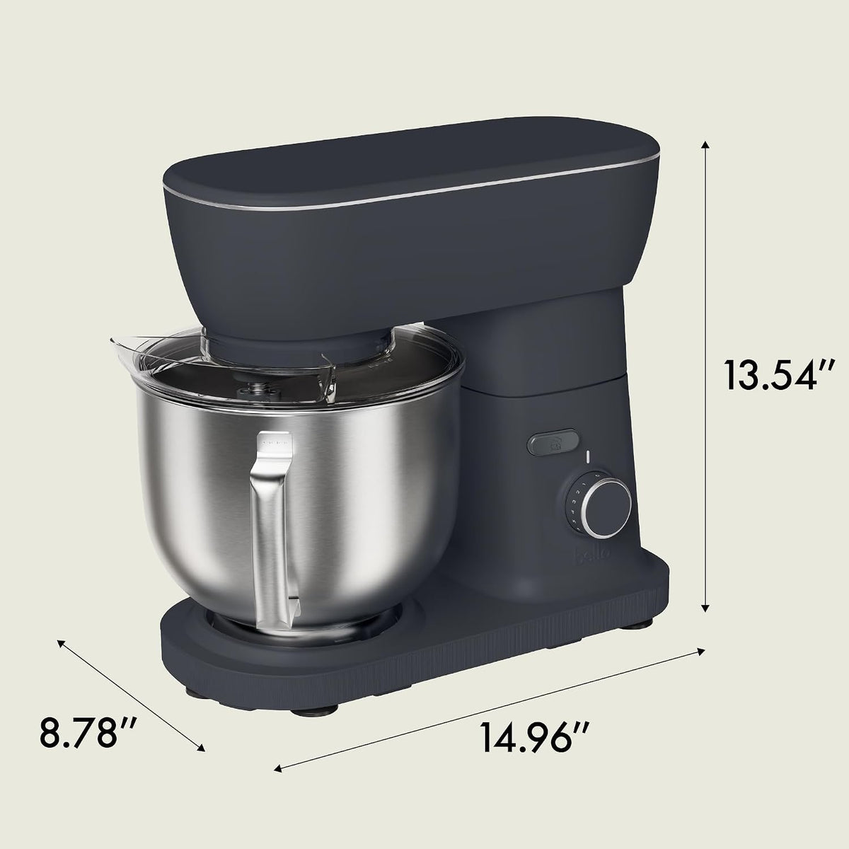 3.5 Qt Hand & Stand Mixer, 2 in 1 Electric Mixer with Bowl, Oatmilk