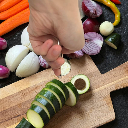 2Pcs 2 in 1 Pepper Seed Corer Remover,Apple Core Seed Remover Vegetable Corer Bell Pepper Corer Tool for Kitchen Gadget