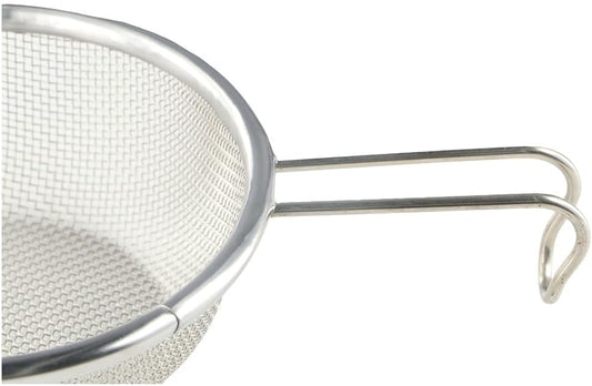 Fine Mesh Strainer Net,Stainless Steel Net and Noodle Colander Flour Sieve Hand Held Oil Strainer Picnic Tableware Outdoor Camping Cooking Accessories