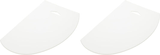 Large Plastic Bowl Scraper & Icing Smoother , White