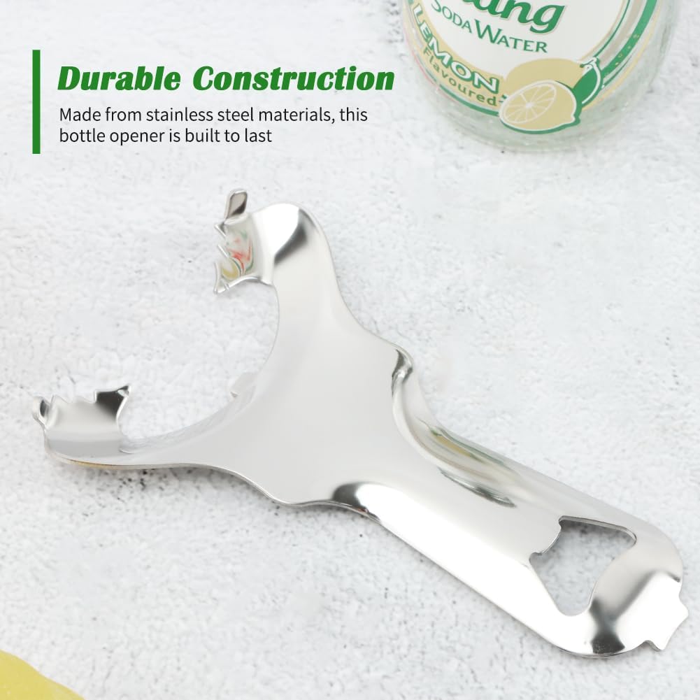 2 PCS Mason Jar Opener No Lid Dents or Damage,Multi-Purpose for Bottle Opener and Various Lids Canning Jar Opener,Easy Twist Manual Handheld Top Remover Bottle Opener Made For Lifetime
