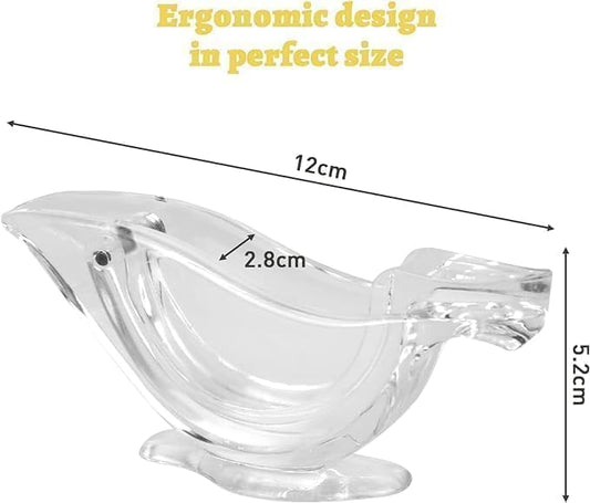 2 Pack Bird shape Lemon Squeezer, Lemon Juicer Acrylic Manual Juice Lime Squeezer Bird Shape Hand Juicer for Orange Lemon Lime Pomegranate
