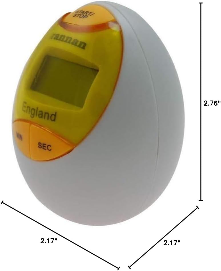 Brannan Digital Kitchen Timer for Cooking and Baking with Led Countdown Timer Numbers with Alarm Fun Kids Egg Design