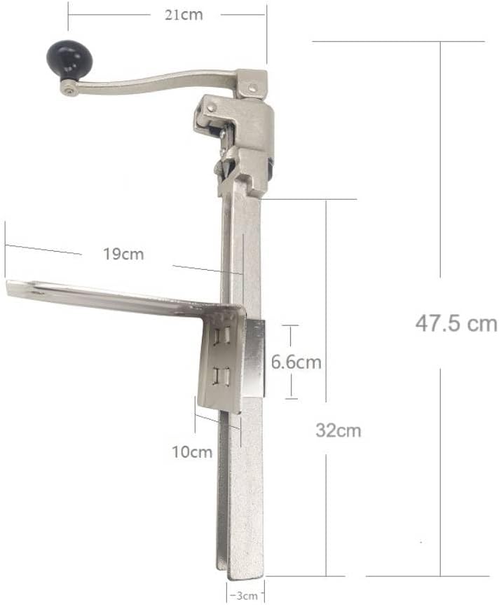 Heavy-Duty Commercial Can Opener – Industrial-Grade Manual Tabletop for 11000, Stainless Steel Blade for Cans Up to 11” Tall, for Kitchen, Restaurant, Ergonomic Handle, Easy to Clean