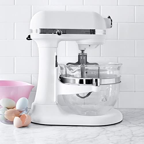 KitchenAid 5 Quart Tilt-Head Glass Bowl with Measurement Markings & Lid - KSM5GB