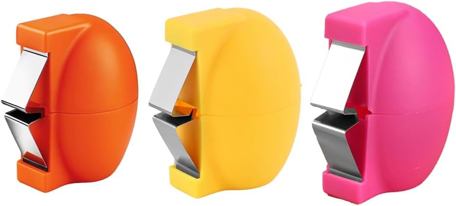 3Pcs Egg Shell Opener,2026 Upgrade Stainless Steel Egg Cracker Tool, Multifunctional Egg Shell Opener for Raw & Hard-Boiled Eggs, Handheld Kitchen Gadget for Easy Peeling & Separating (3 Colors)