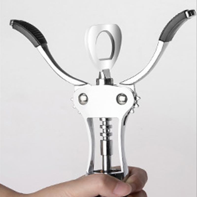 1 Pcs Wing Corkscrew Bottle Opener, Stainless Steel