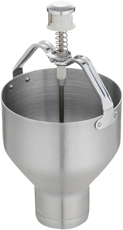Restaurantware Met Lux 88 Ounce Waffle Batter Dispenser 1 Durable Pancake Dropper - Easy To Use With Portion Control Dial Settings Aluminum Cupcake Batter Dispenser Make Crepes or Biscuits