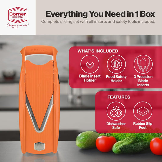 Swissmar Borner V Power Mandoline, V-7000, Orange