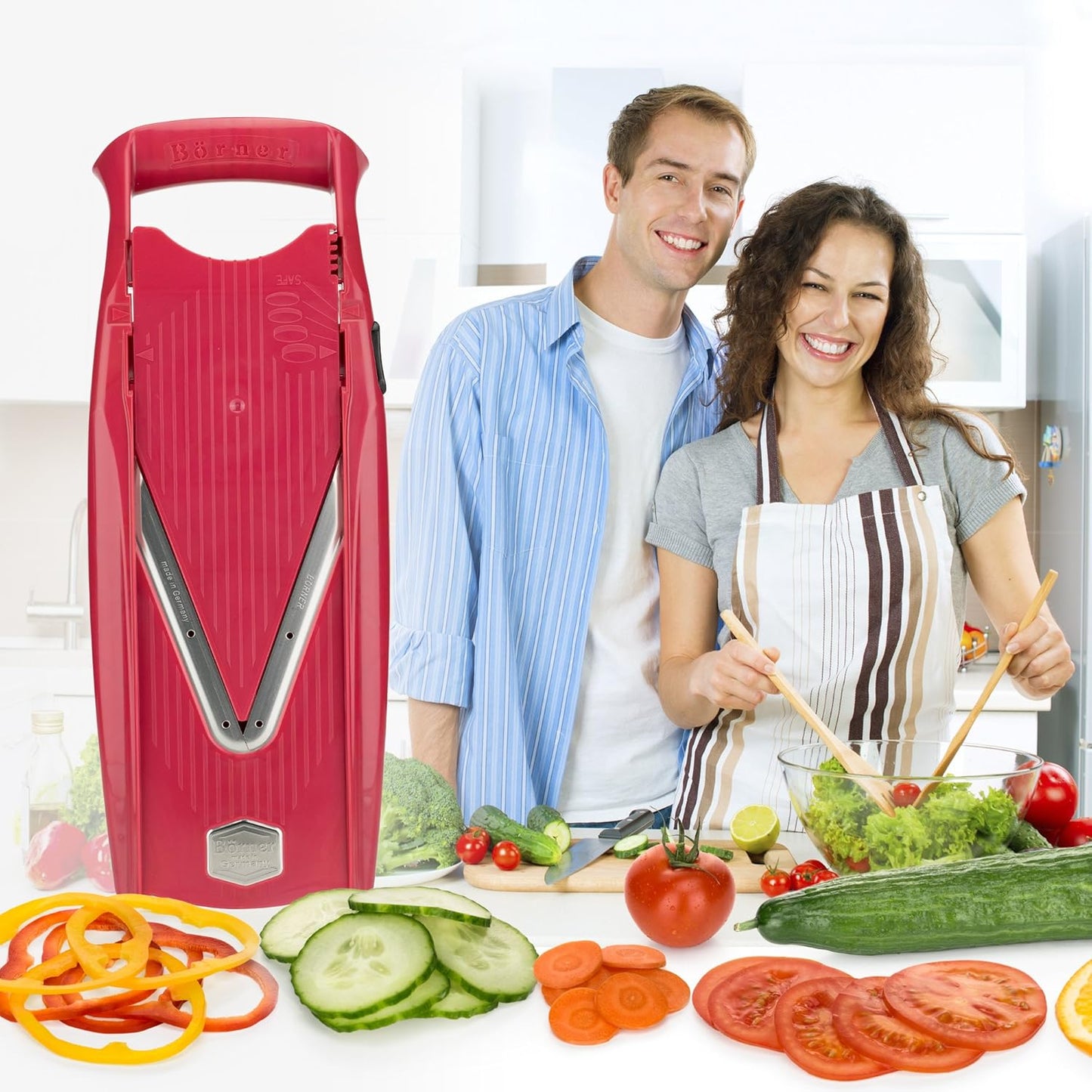 Swissmar Borner V Power Mandoline, V-7000, Orange