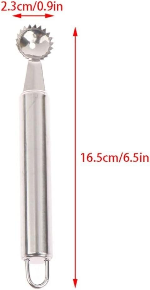 Silver Stems Remover For Pineapple Strawberry Tomato Cherry Stainless Steel Tomato Corer Strawberry Huller Stem Remover Fruit Leaf Kitchen Utensils and Gadgets