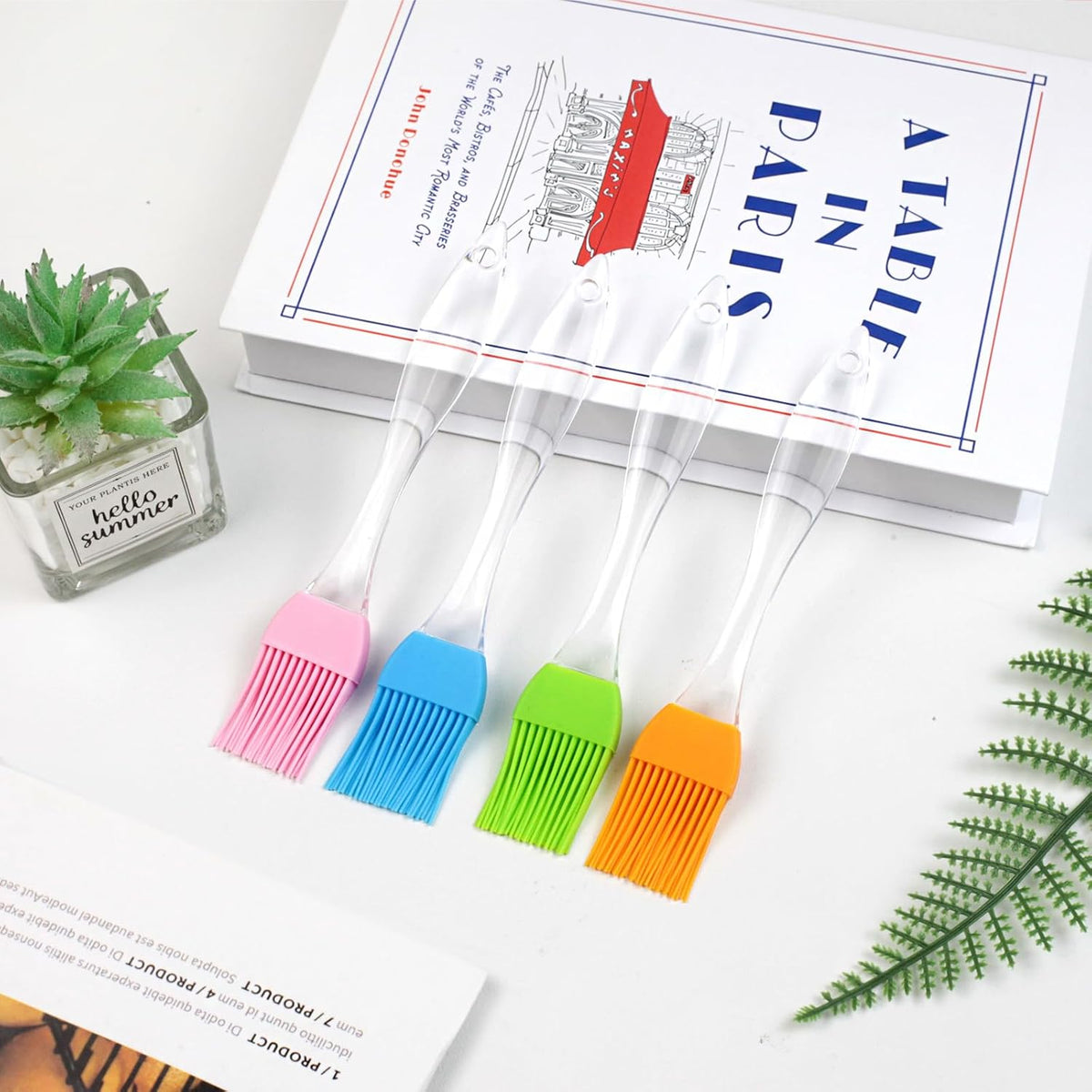 Silicone Pastry & Basting Brush – Heat-Resistant Cooking Brush for BBQ, Grill, Baking, and Kitchen Use