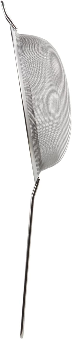 Fine Mesh Sieve Strainer Set, Stainless Steel, 6.3 and 3.94 Inch, with Grip Handles for Kitchen, Food Sifting, Noodles, Rice