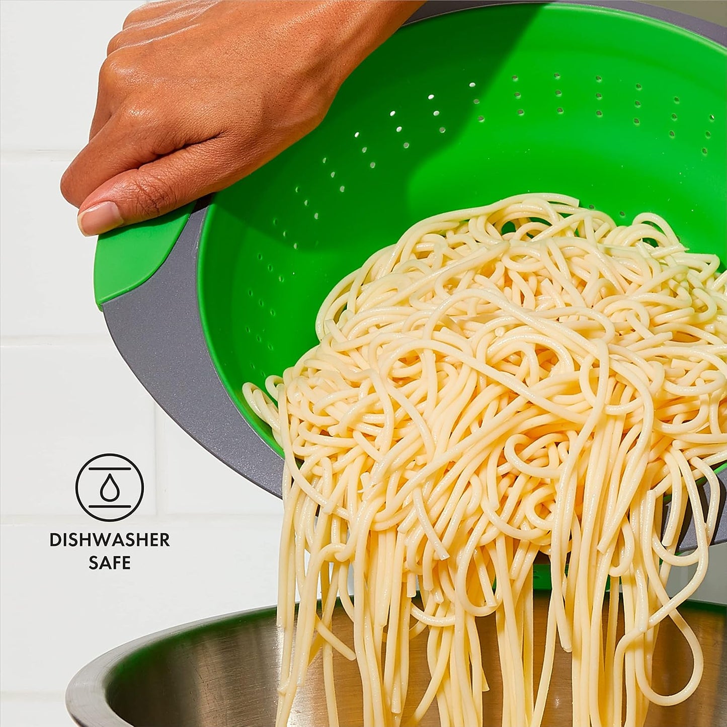 Collapsible Colander, 3.5 quart, Green